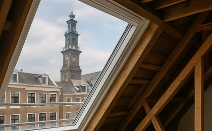 Zolderverdieping naar twee woningen Amsterdam Zolderverdieping naar twee woningen Amsterdam
